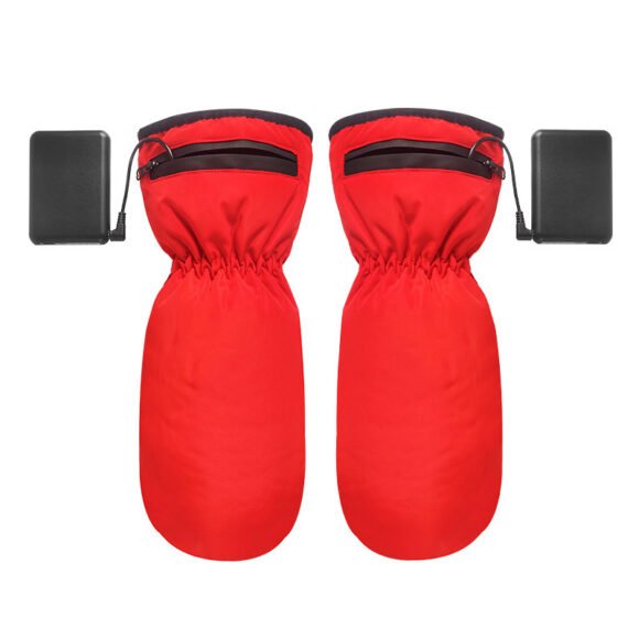 Electrically Heated Gloves Heating Zipper Thermal Windproof Gloves - Image 8