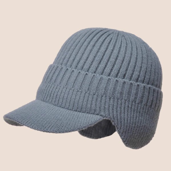 European And American Autumn And Winter Outdoor Warm Ear Protection Knitted Hat - Image 3