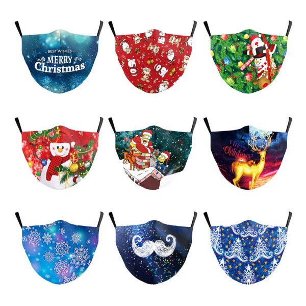 Christmas Starry Sky Digital Printing Dust Mask - Image 3