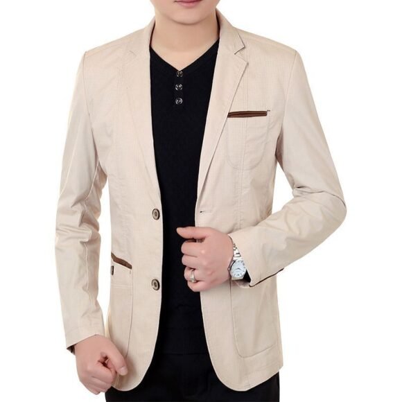 Young And Middle-aged Men's Business Casual Thin Type One Piece Suit Jacket - Image 7