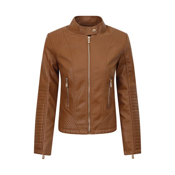 Fashion Best-seller Leather Jacket Coat Women - Image 4