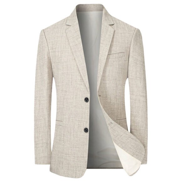 Young And Middle-aged Men's Business Casual Thin Type One Piece Suit Jacket - Image 3