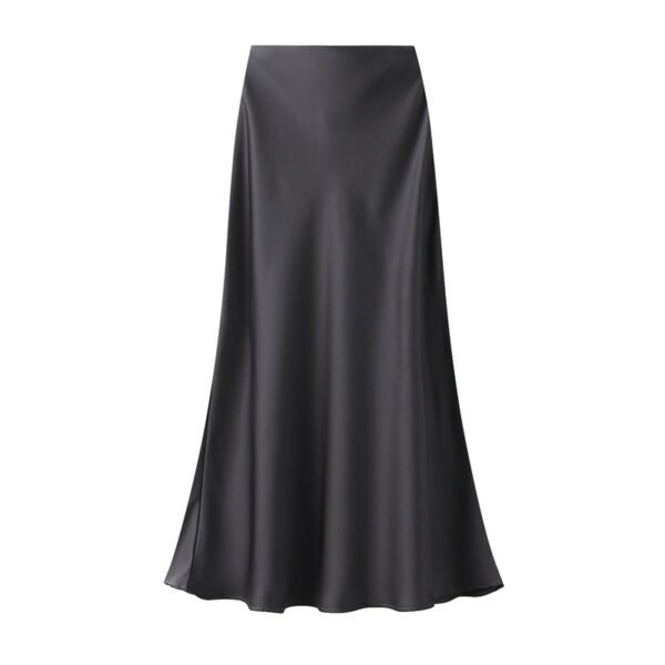 High-grade Draping Silky Satin Skirt For Women - Image 10