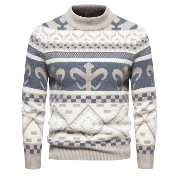 American Retro Sweater Men's Top - Image 2