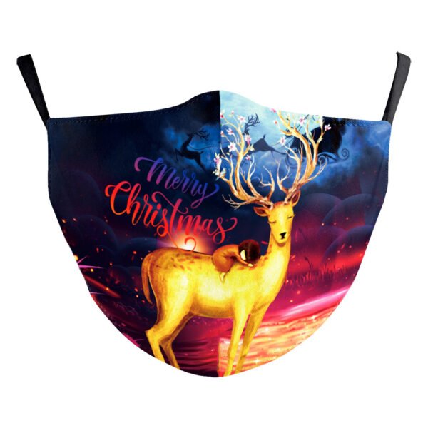 Christmas Starry Sky Digital Printing Dust Mask - Image 2