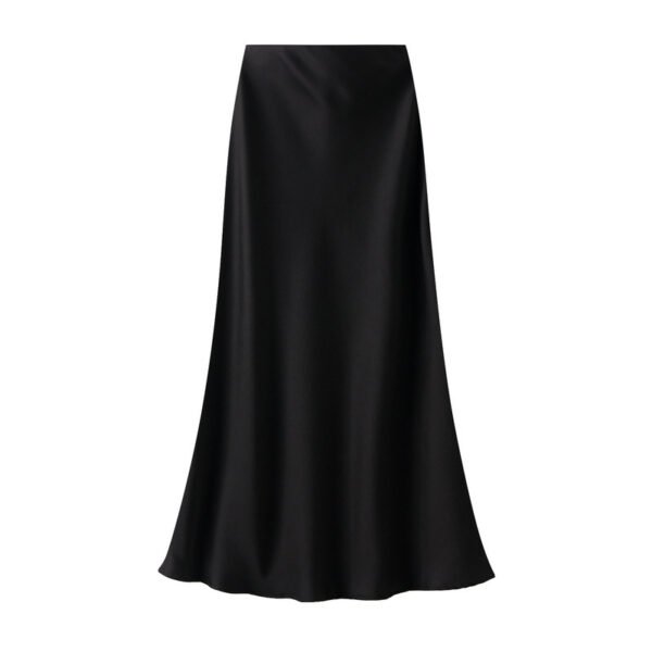 High-grade Draping Silky Satin Skirt For Women - Image 8