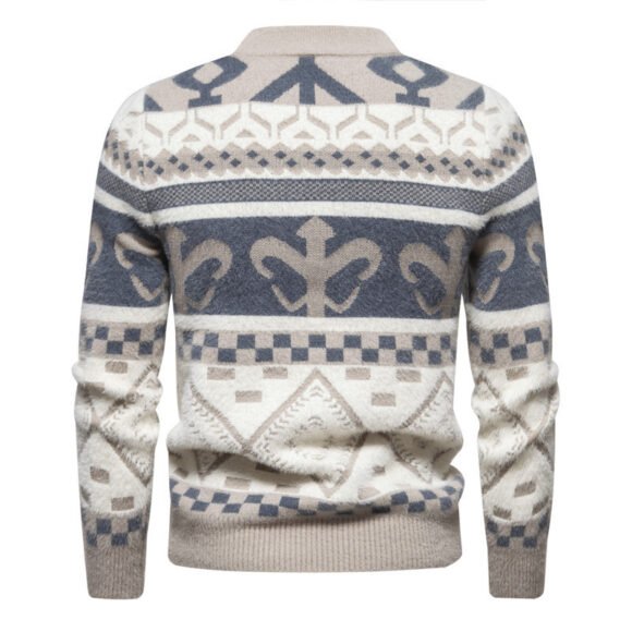 American Retro Sweater Men's Top - Image 5