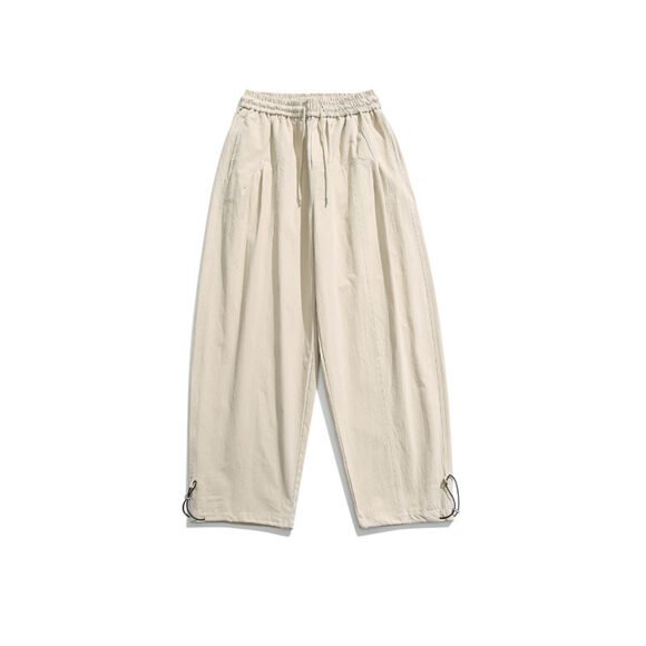 Solid Color BASIC Casual Pants Japanese-style Retro - Image 9