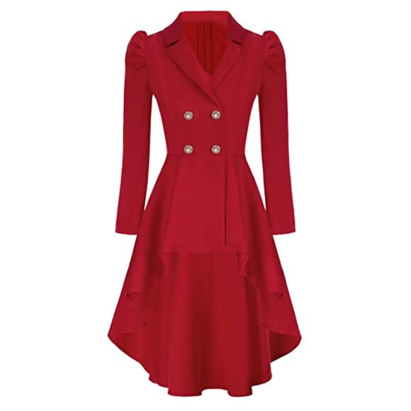 Waist-tight Pure Color Split Single-breasted Casual Jacket - Image 6