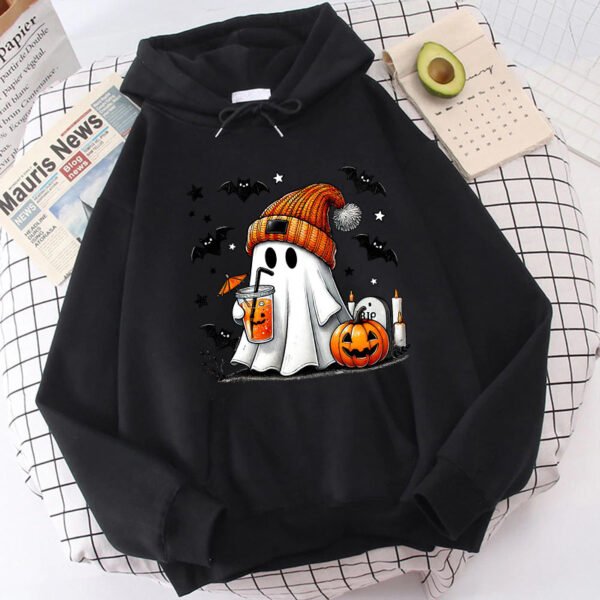 Halloween Ghost Pumpkin Bat Hoodies For Women Fashion Hooded - Image 9