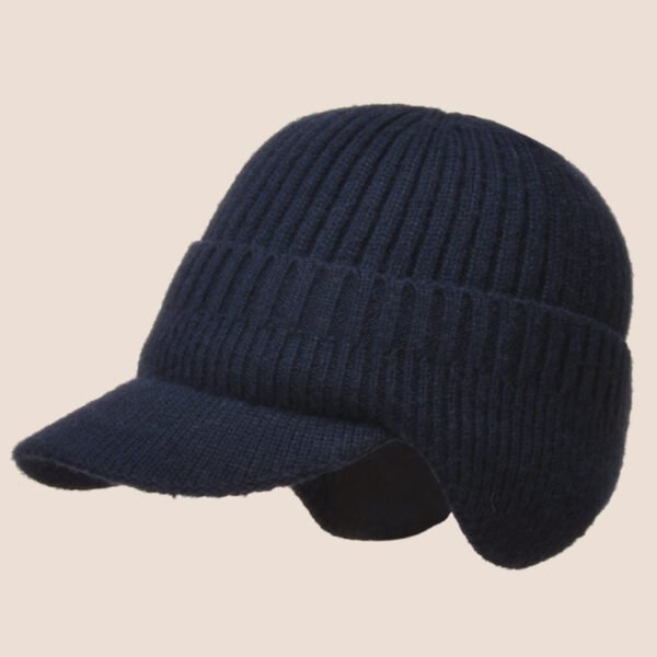 European And American Autumn And Winter Outdoor Warm Ear Protection Knitted Hat - Image 4