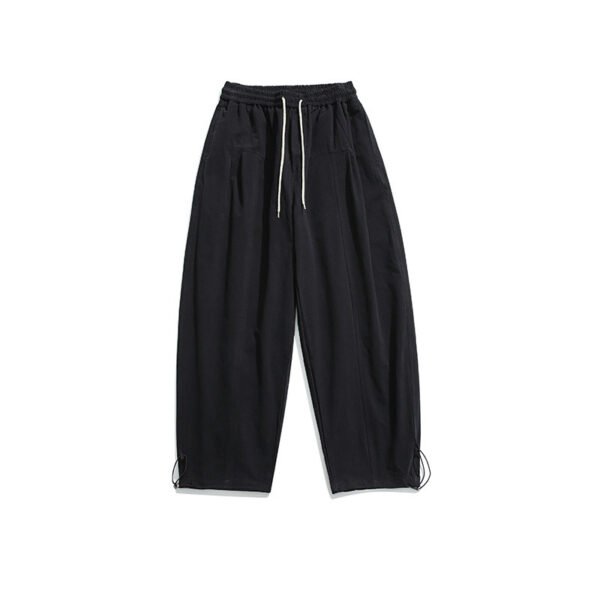 Solid Color BASIC Casual Pants Japanese-style Retro - Image 2