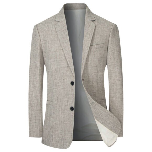 Young And Middle-aged Men's Business Casual Thin Type One Piece Suit Jacket - Image 5