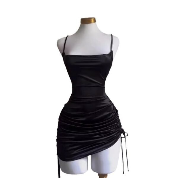 Lace-up Sexy Backless Spaghetti Straps Hot Girl Hip Skirt - Image 6