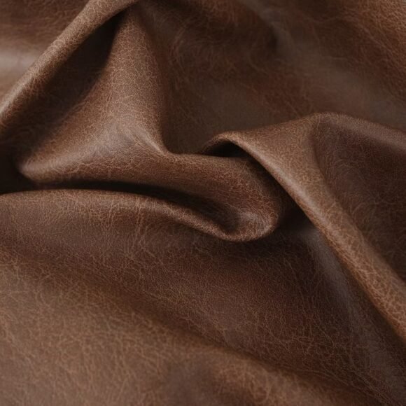 Retro PU Leather Loose Short Lapel Jacket - Image 4