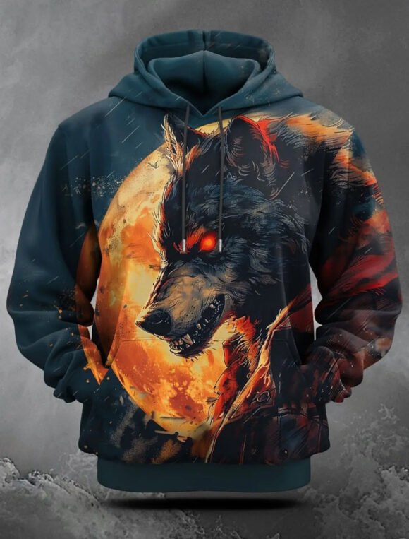 Halloween Horror Pumpkin Head 3D Hoodie - Image 7